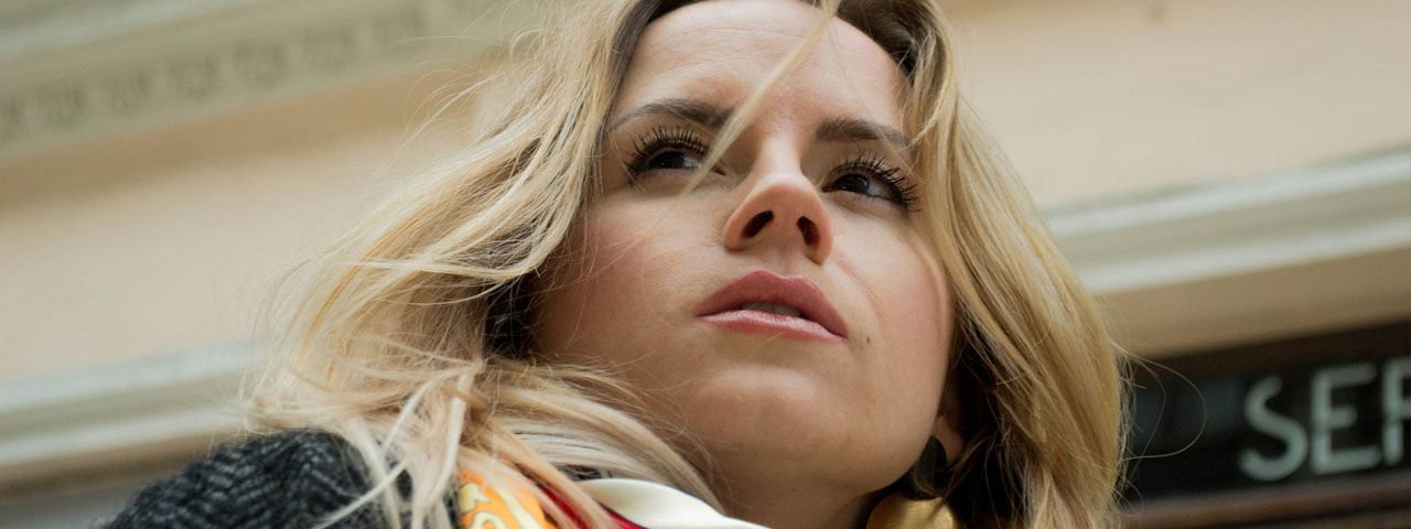 Woman Blond Closeup. Dry Eye Treatment Is Possible!