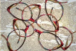 eyeglasses with lens treatments